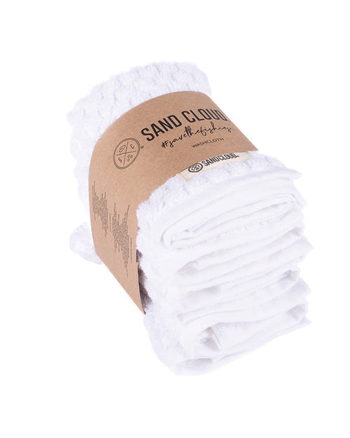 Atom Washcloth Bath Bundle – White – 6 Pack