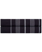 Classic Fringeless XL Bath Bundle – Black – 2 Pack