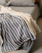 Cozy Texture Plush Blanket – Steel Grey