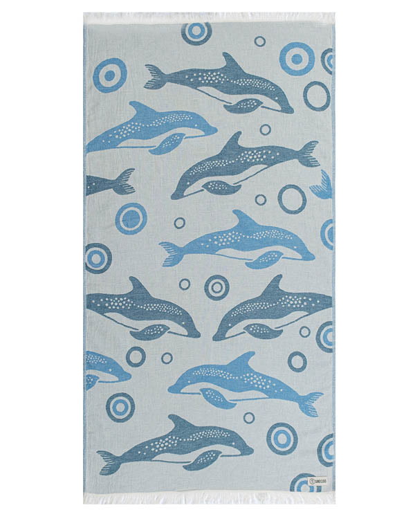 Turtle Walk Kids Towel