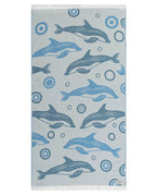 Shark Fin Kids Towel