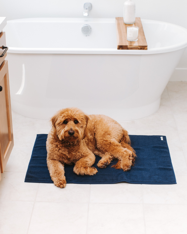 Willow Bath Mat – Deep Ocean