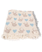 Ducky Gauze Receiving Blanket Single with Pouch
