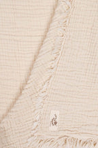 Little Fishies Gauze Receiving Blanket – Natural