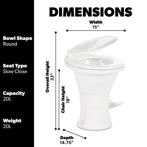Dometic 310 Standard Toilet Pressure Enhanced - UZIS Sports