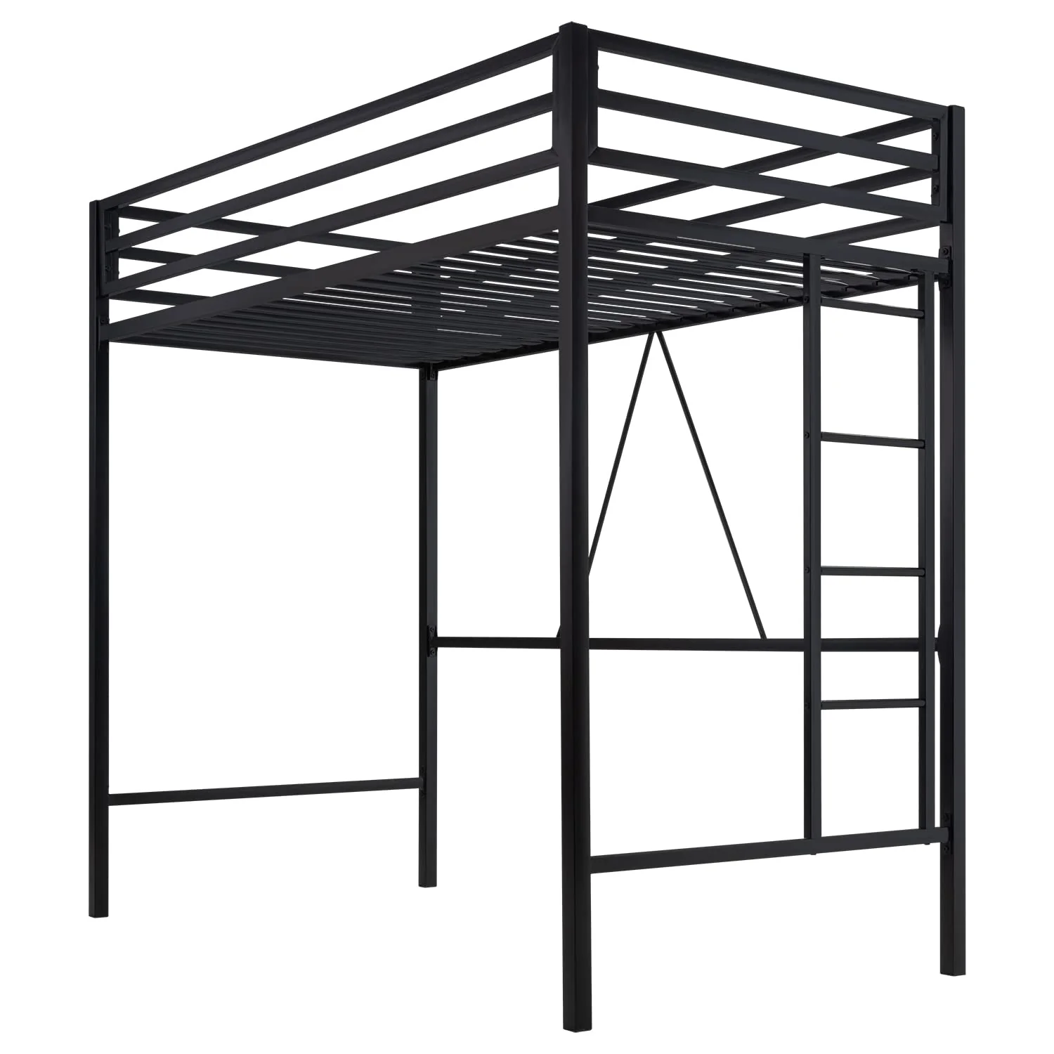 SHA CERLIN Junior Loft Bed Twin Size, Heavy Duty Twin Bed Frame - UZIS Sports