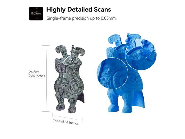 Revopoint MIRACO Standalone 3D Scanner - 0.02mm Precision, Full-Color Handheld Imaging, 5000mAh Battery for 3D Printing - UZIS Sports