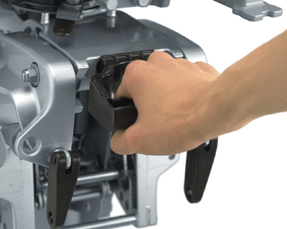10 HP 4-Stroke Electric Start Outboard Motor with Throttle Grip - UZIS Sports