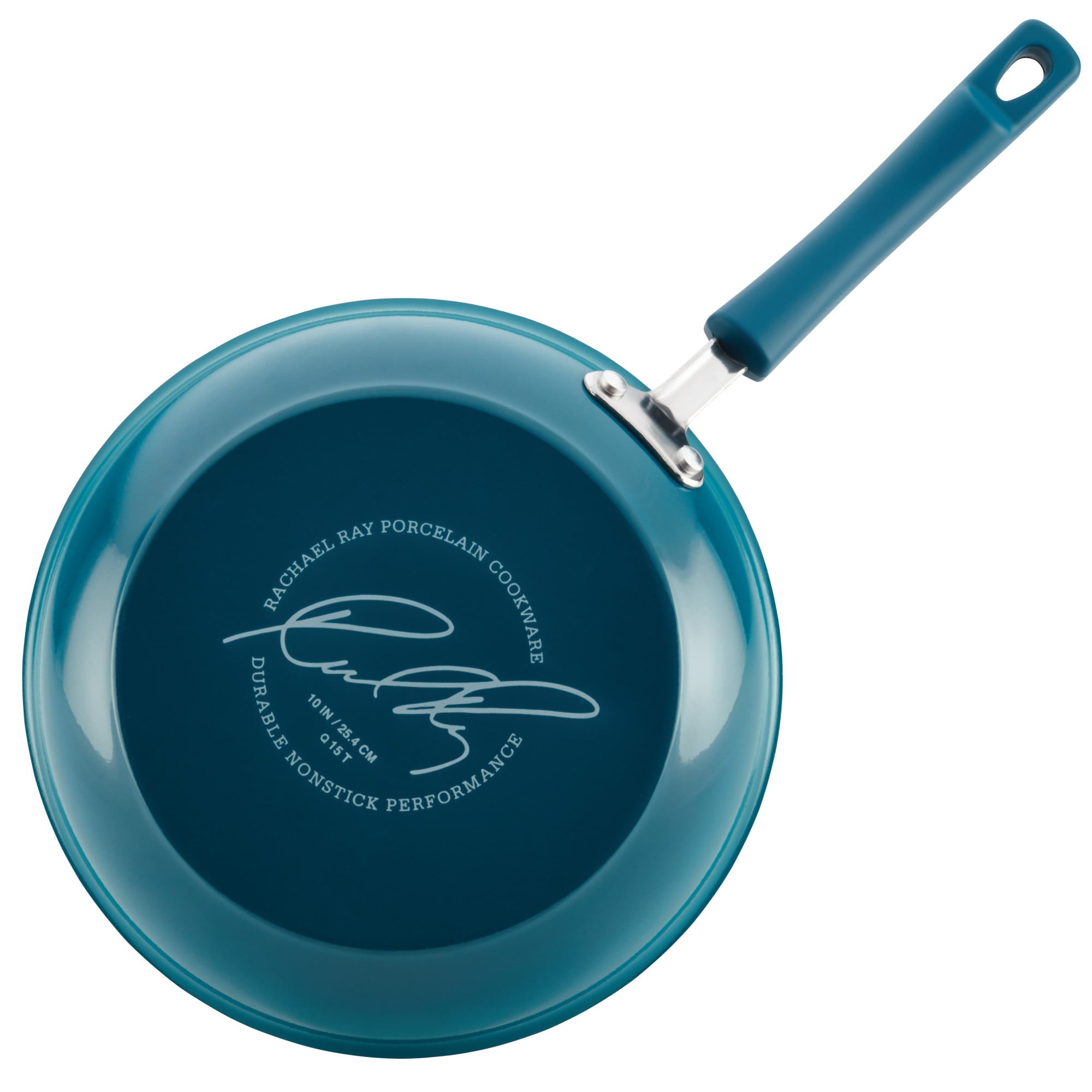 Rachael Ray 15-Piece Nonstick Pots and Pans Set/Cookware Set, Marine Blue - UZIS Sports
