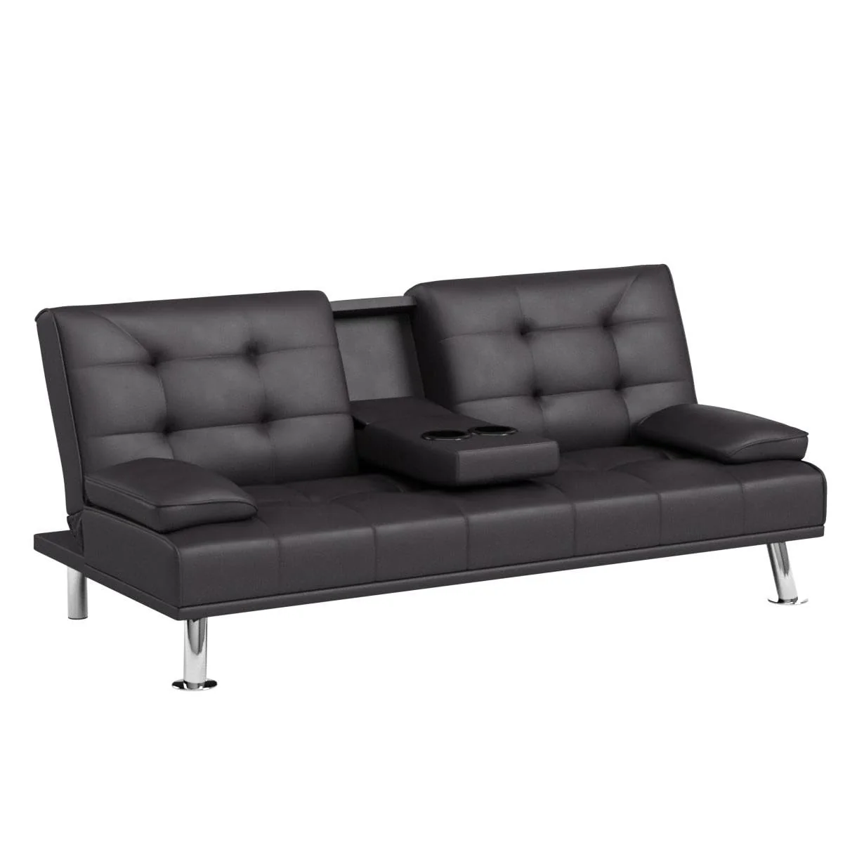 JUMMICO Modern Convertible Folding Futon Sofa Bed - UZIS Sports