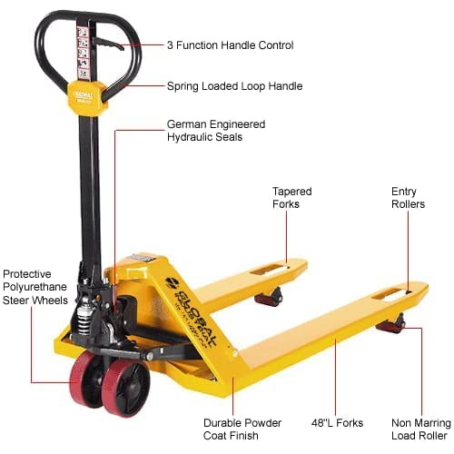 Pallet Jack 5500 Lb Capacity Truck - UZIS Sports