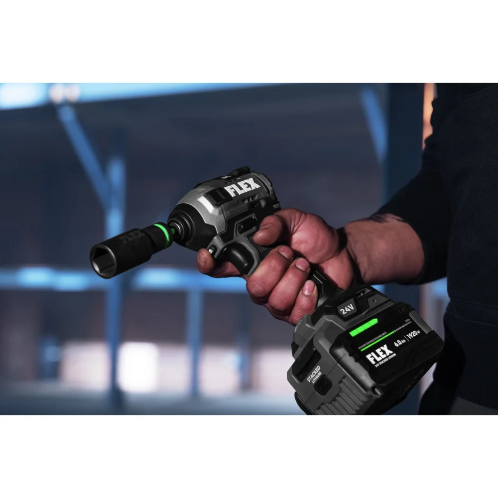 Flex 24V Stacked Lithium Battery 2 Tool Combo Kit - UZIS Sports