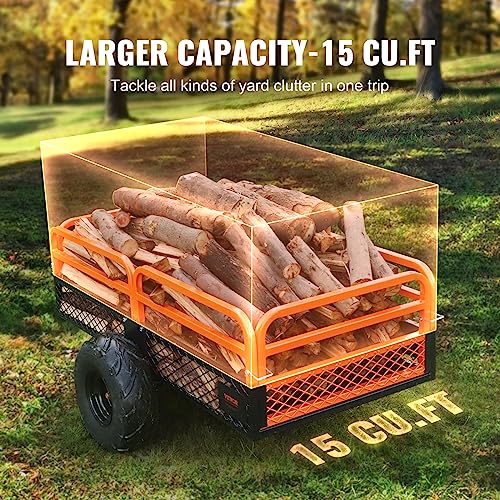 VEVOR ATV Trailer 1500lbs Tractor - UZIS Sports