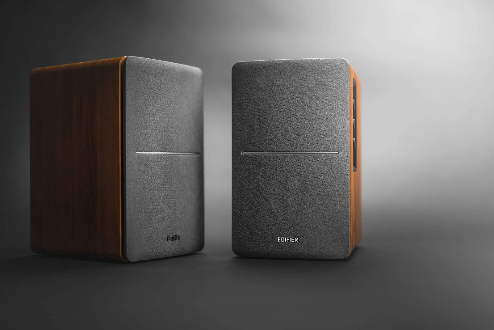 Edifier R1280DB Powered Bluetooth Bookshelf Speakers - Optical Input - Wireless Studio Monitors - 4 Inch Near Field Speaker - 42w RMS - Wood Grain - UZIS Sports