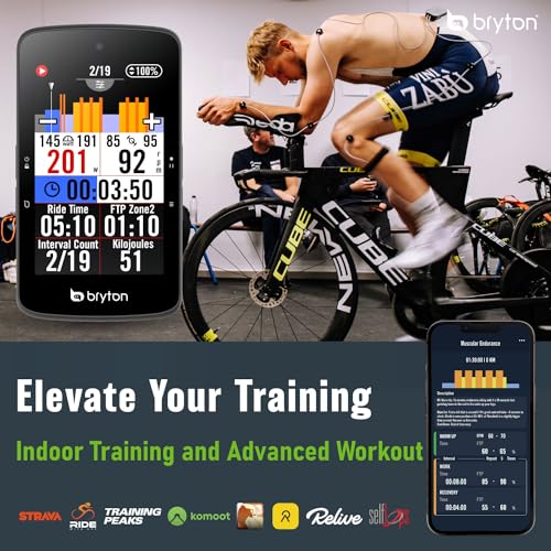 Bryton Computer Version Touchscreen Navigation - UZIS Sports