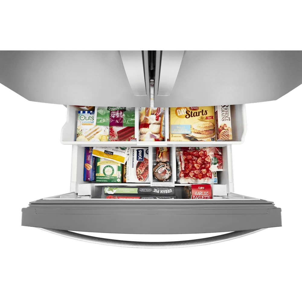 Whirlpool WRF757SDHZ 27 Cu. Ft. Stainless Steel Wide French Door Refrigerator - UZIS Sports