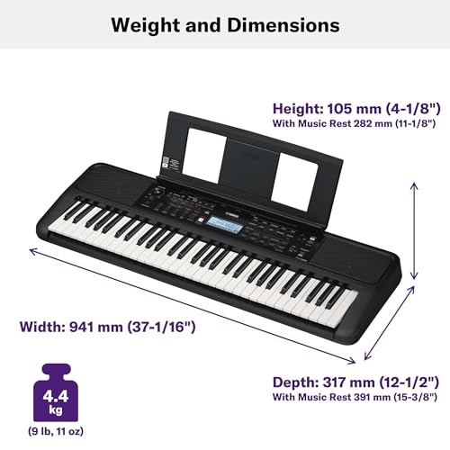 PSR E383 Sensitive Portable Keyboard Beginners - UZIS Sports