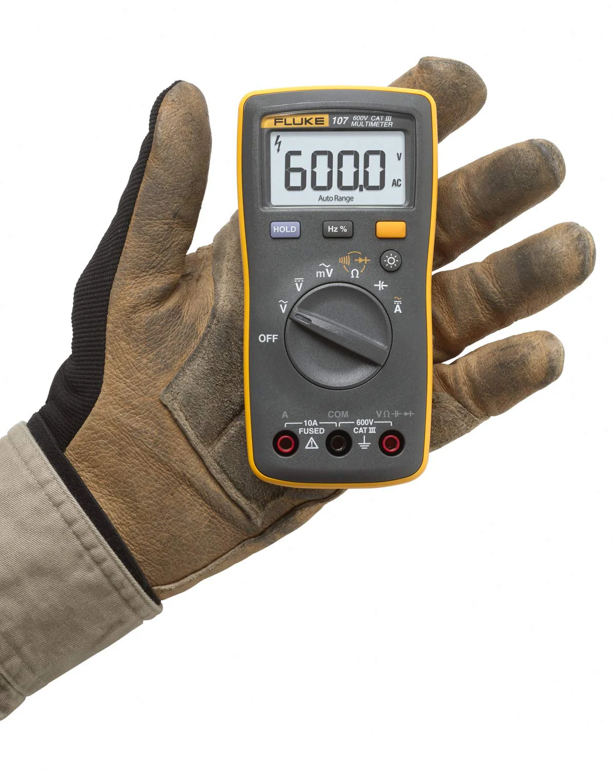 Fluke 107 AC/DC Current Handheld Digital Multimeter - UZIS Sports