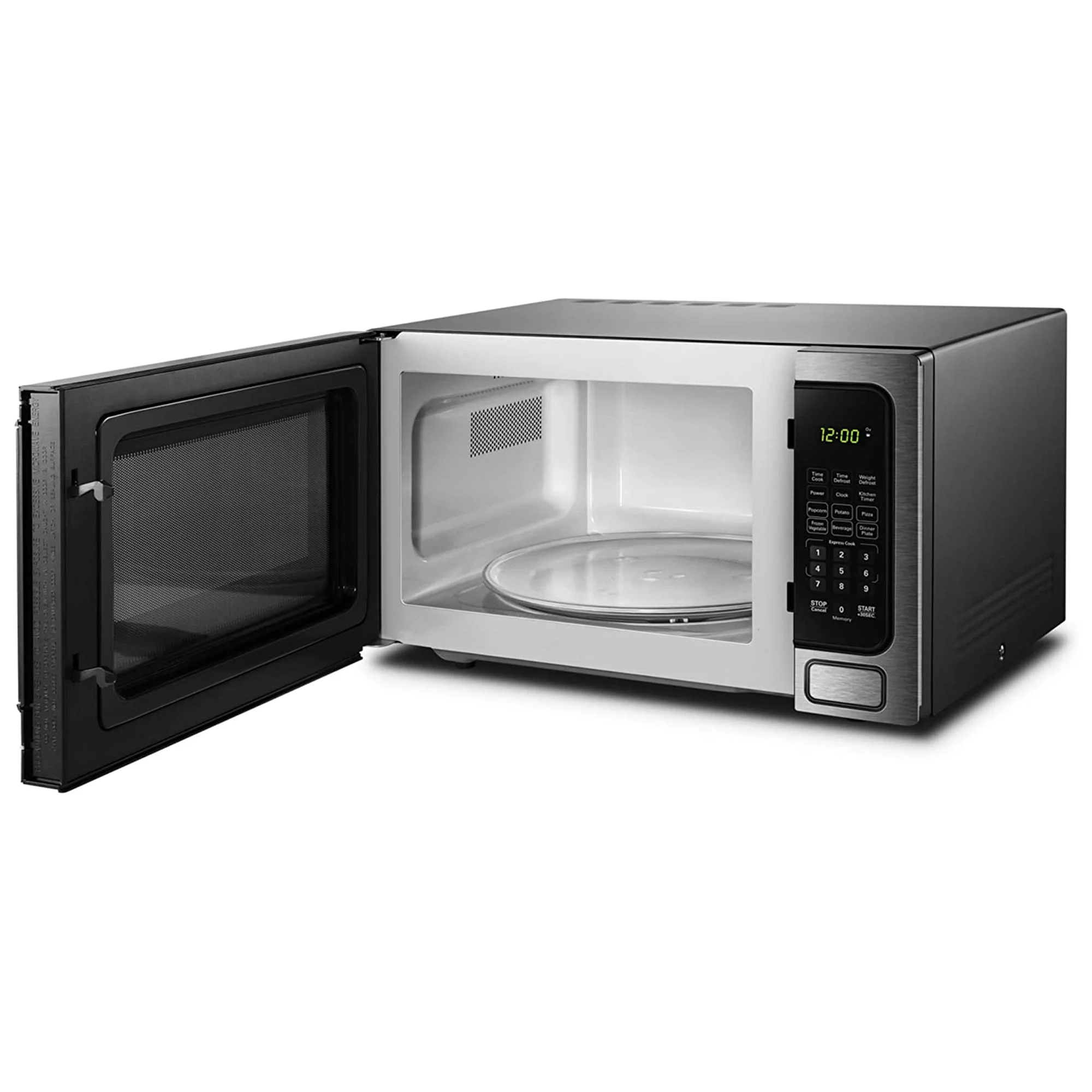 Danby DDMW1125BBS 1,000 W 1.1 Cu Ft Countertop Microwave, Stainless Finish - UZIS Sports
