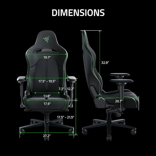 Razer Enki Gaming Chair Built - UZIS Sports