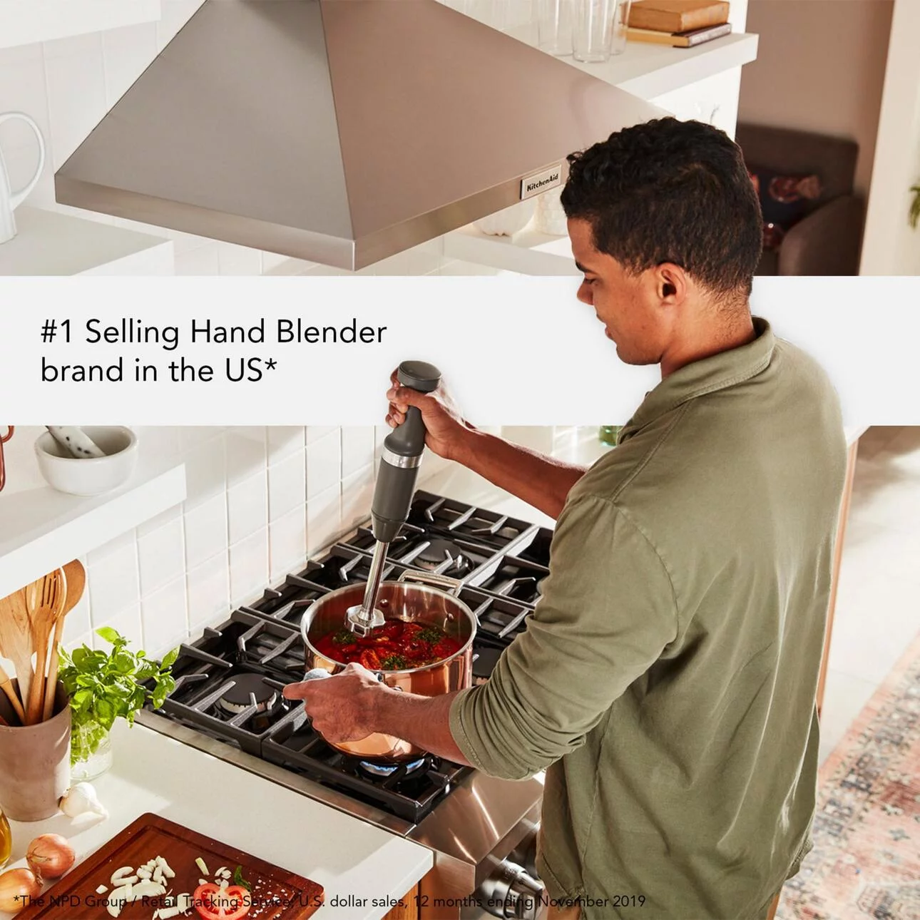 KitchenAid Cordless Variable Speed Hand Blender with Chopper and Whisk Attachment, Charcoal Grey, KHBBV83 - UZIS Sports