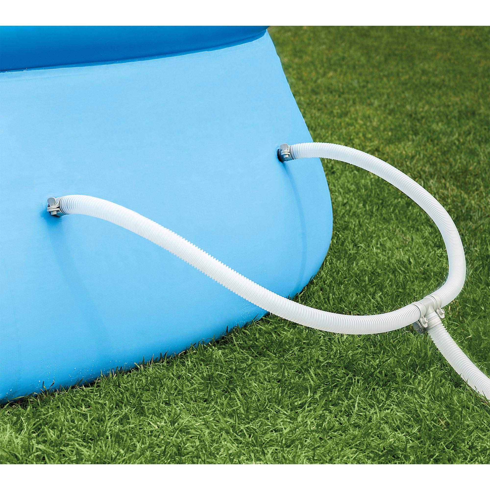 Intex 18 Feet x 48 Inch Inflatable Above Ground Swimming Pool Set - UZIS Sports