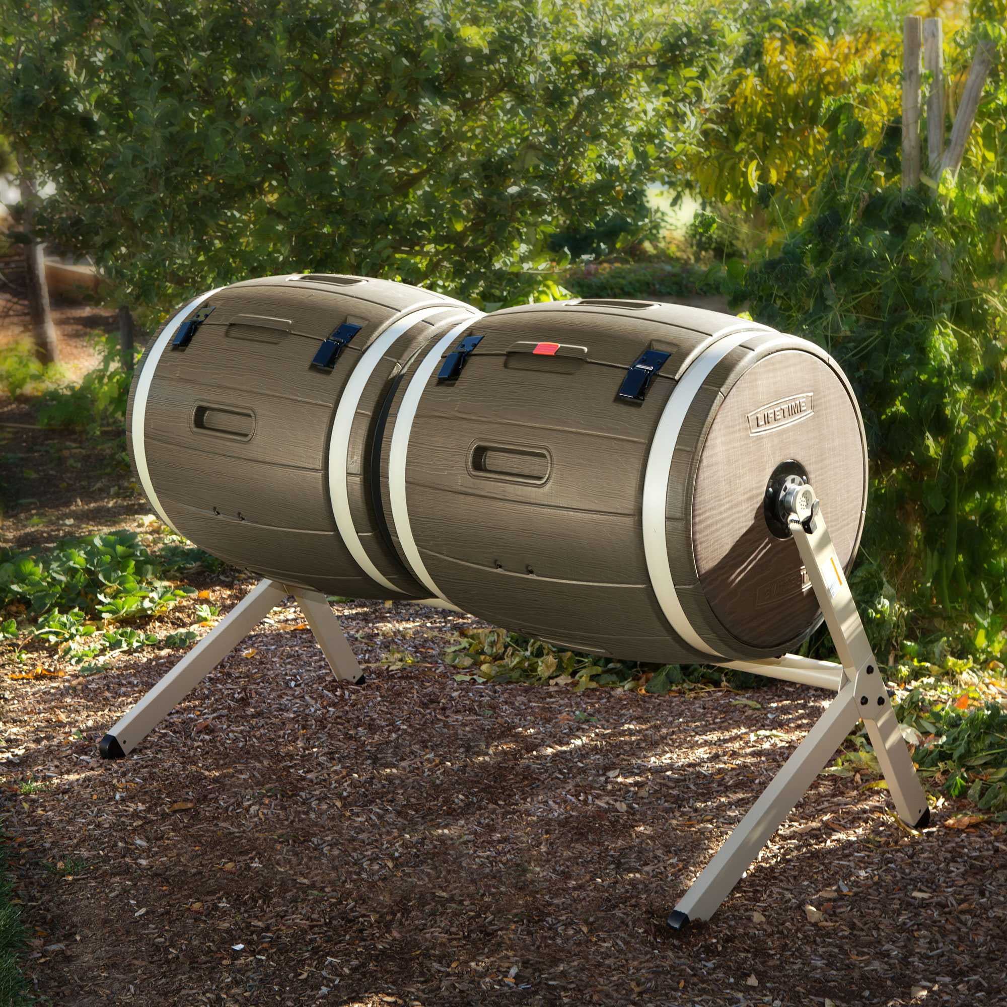 Lifetime Double Bin Rotating Composter (100 gallon) - UZIS Sports