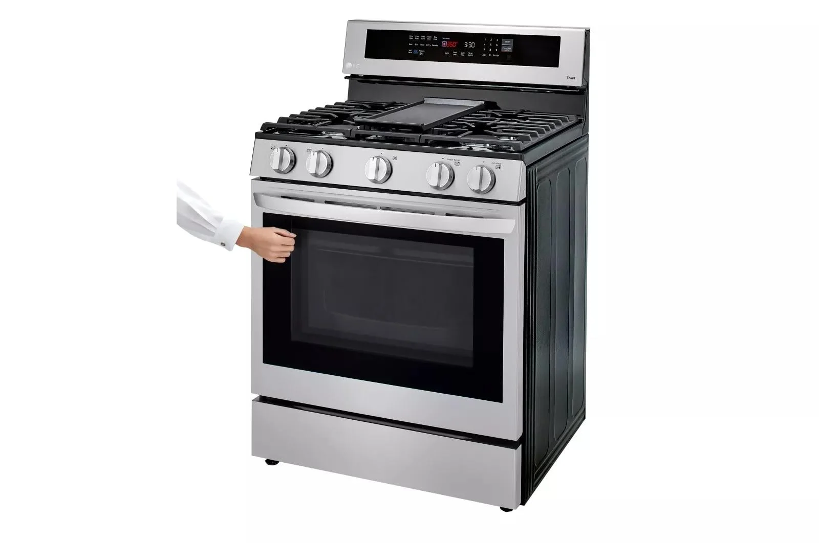 LG LRGL5825F 5.8 Cu. Ft. Stainless Steel Gas Range with Air Fry - UZIS Sports