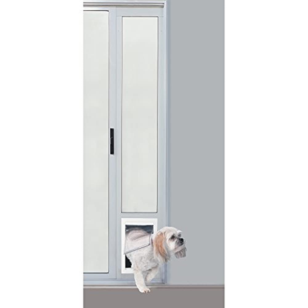 Ideal Pet Glass Pet Door, Aluminum, 77.6 in. H X 11.5 in. W - UZIS Sports
