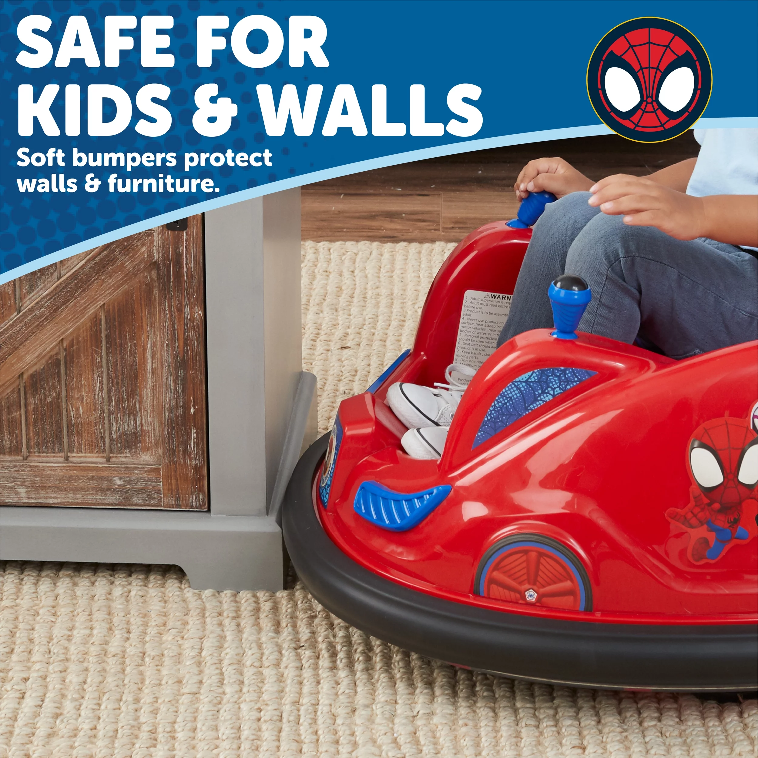 Spidey 6V Bumper Car Ride On - UZIS Sports
