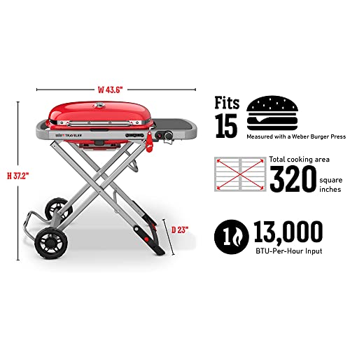 Weber Traveler Portable Gas Grill - UZIS Sports