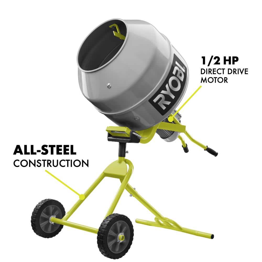 5.0 cu. ft. Portable Concrete Mixer RMX001 - UZIS Sports