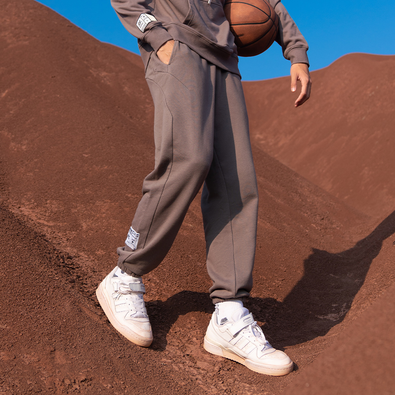 UZIS Men's Waffle Knit Joggers - American Style Relaxed Fit Basketball Training Pants - UZIS Sports