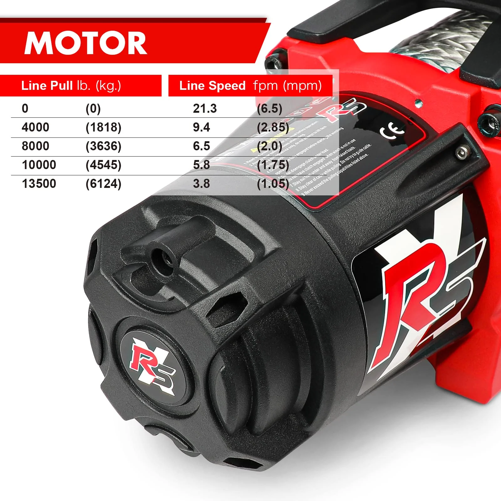 X-BULL 13500 lb Load Capacity Electric Winch for Towing Truck Off Road - UZIS Sports