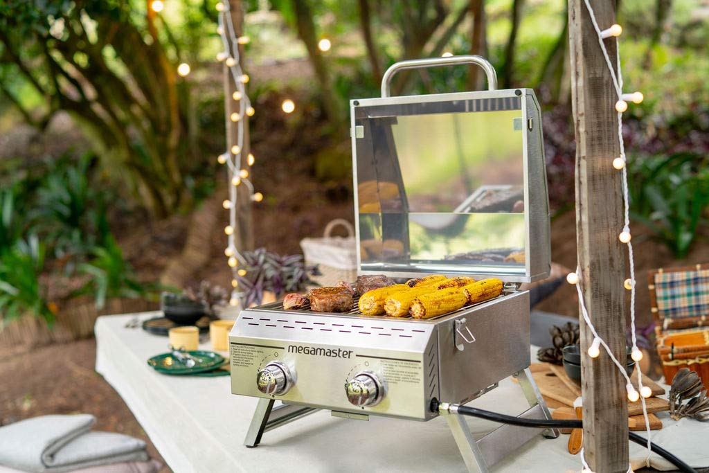 Megamaster Premium Outdoor Cooking 2-Burner Grill - UZIS Sports