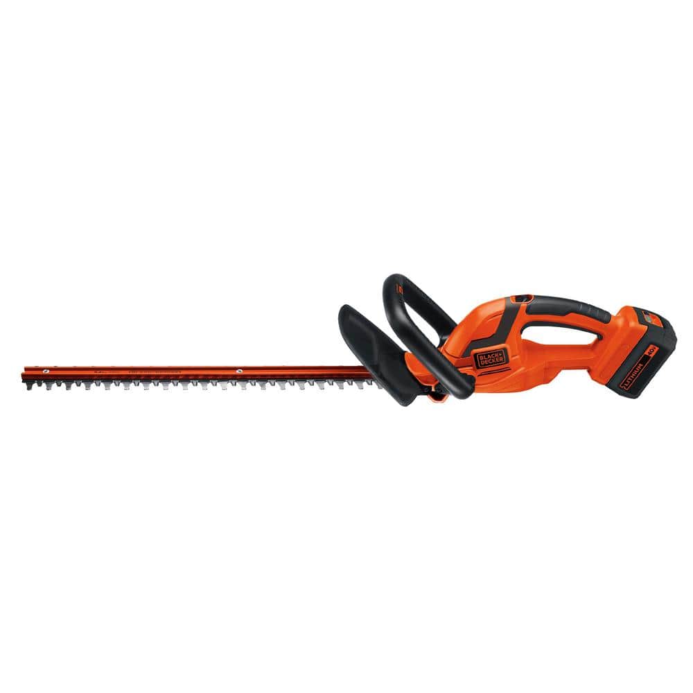 BLACK+DECKER 40V MAX Cordless Battery Powered Hedge Trimmer Kit with (1) 1.5Ah Battery & Charger LHT2436 - UZIS Sports