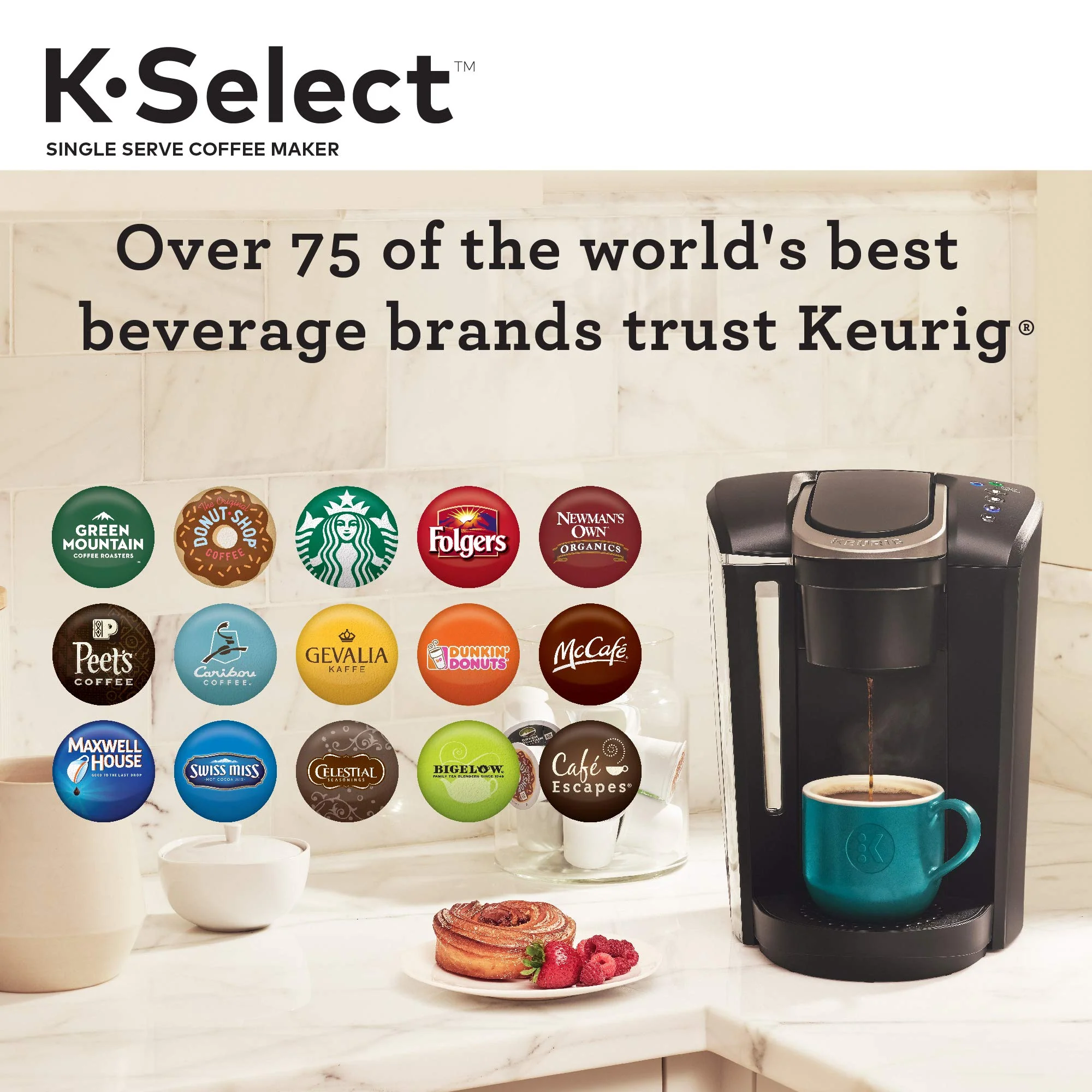 Keurig K-Select Single-Serve K-Cup Pod Coffee Maker - UZIS Sports