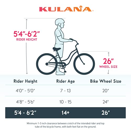 Kulana Cruiser Bicycle 26 Inch 7 Speed - UZIS Sports