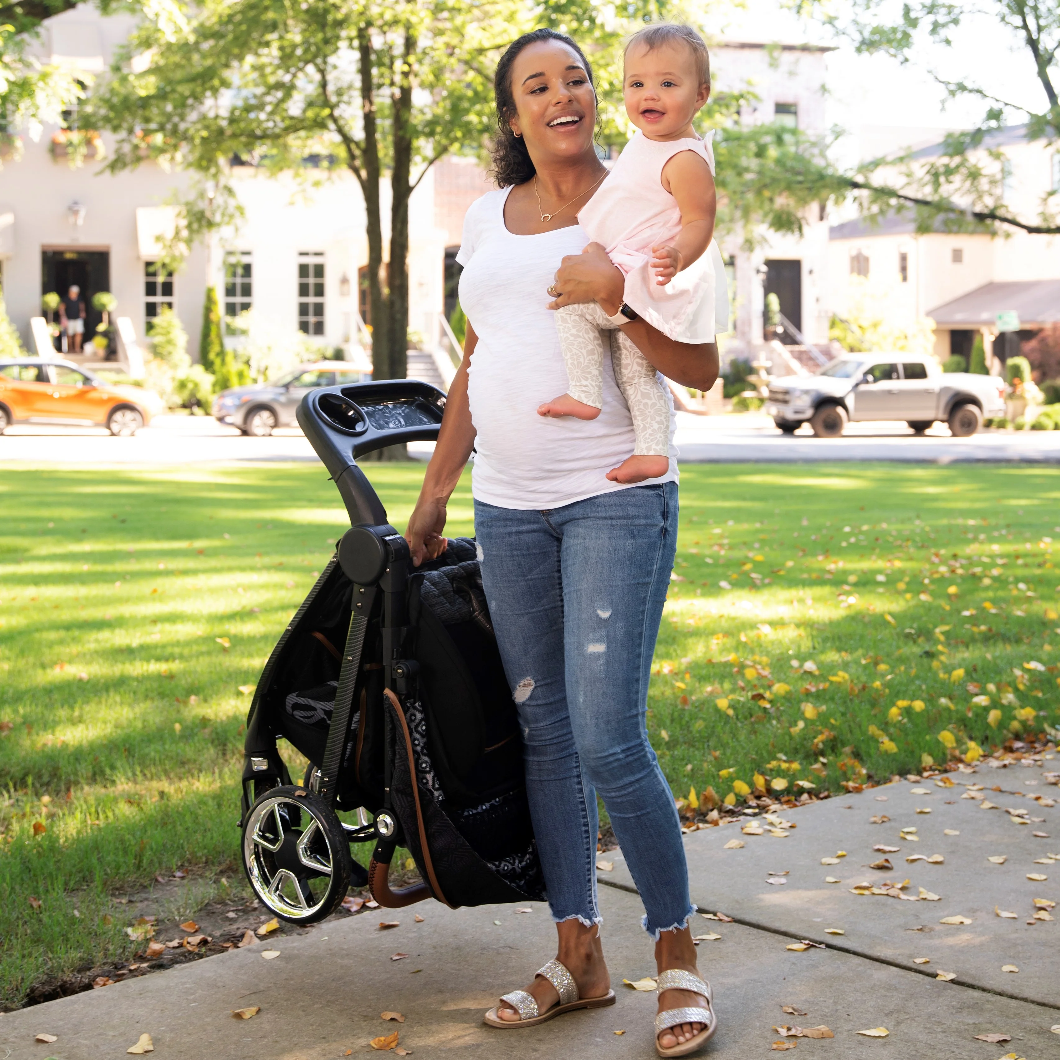 Monbebe Bolt Travel System Stroller and Infant Car Seat, Urban Boho - UZIS Sports