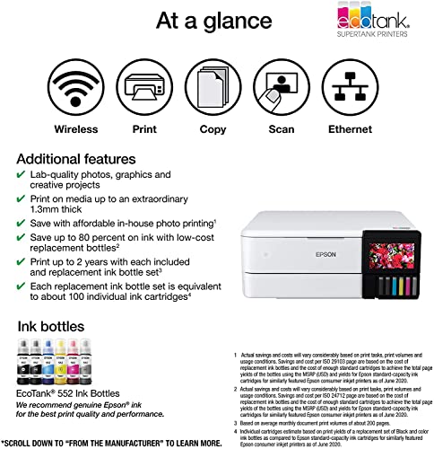 Epson EcoTank Wireless Supertank Printer - UZIS Sports