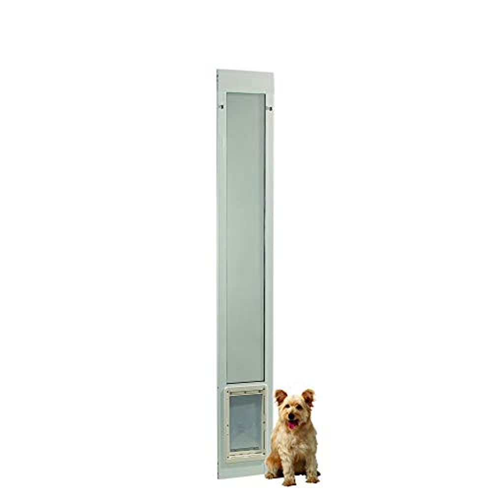 Ideal Pet Glass Pet Door, Aluminum, 77.6 in. H X 11.5 in. W - UZIS Sports