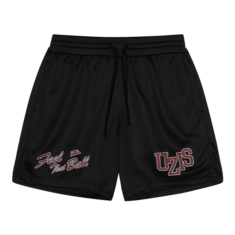 UZIS Men's Impression Series Mesh Basketball Shorts - American Retro 5