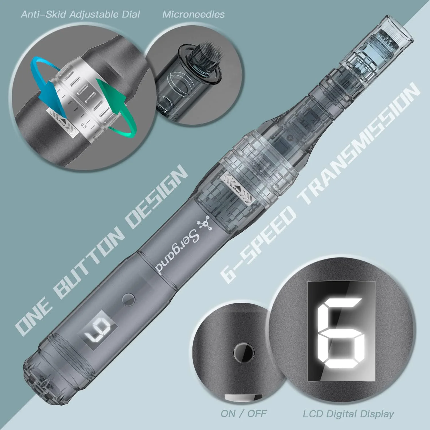 Sergand Professional Cordless Microneedling Pen - UZIS Sports