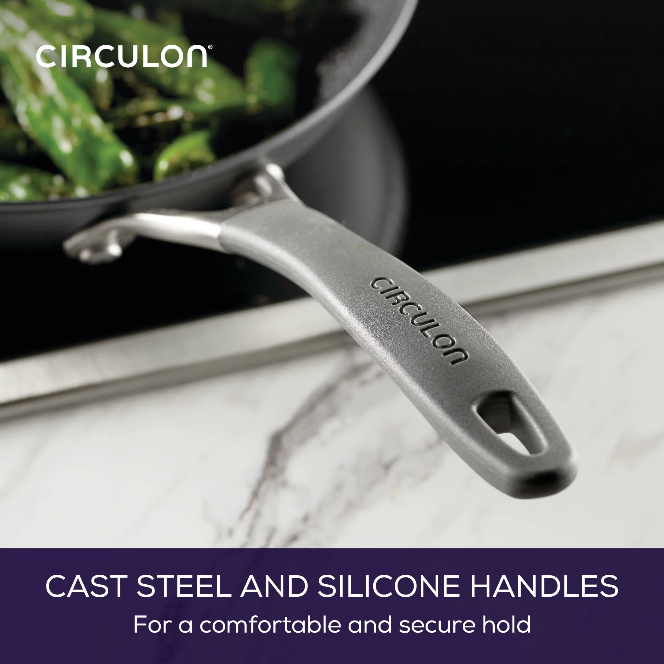 Circulon ScratchDefense 8 Piece Nonstick Induction Pots and Pans Set, Graphite - UZIS Sports