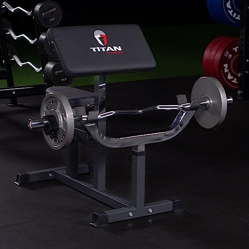Titan Fitness Adjustable Preacher Equipment - UZIS Sports