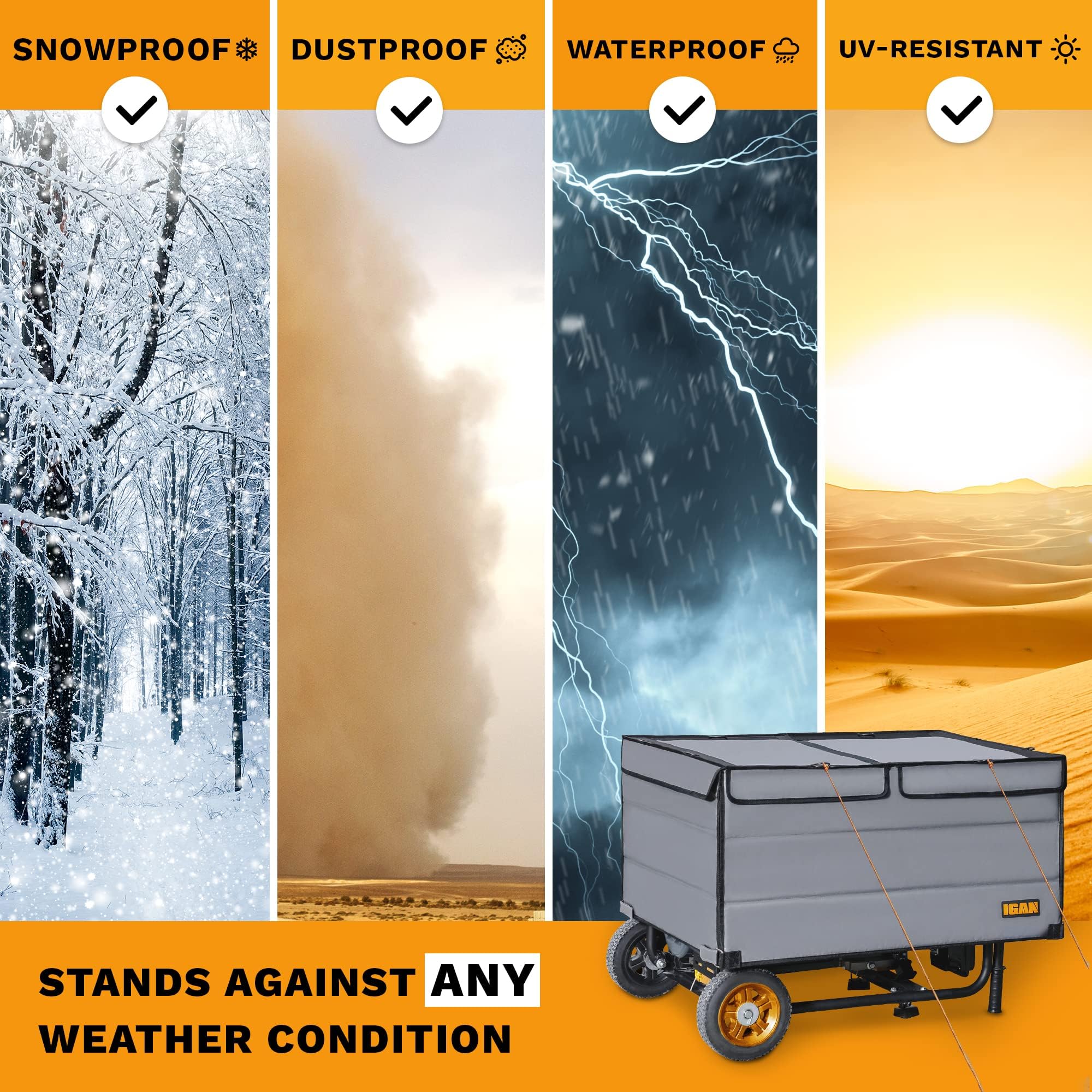 IGAN Waterproof Generator Covers While Running - UZIS Sports
