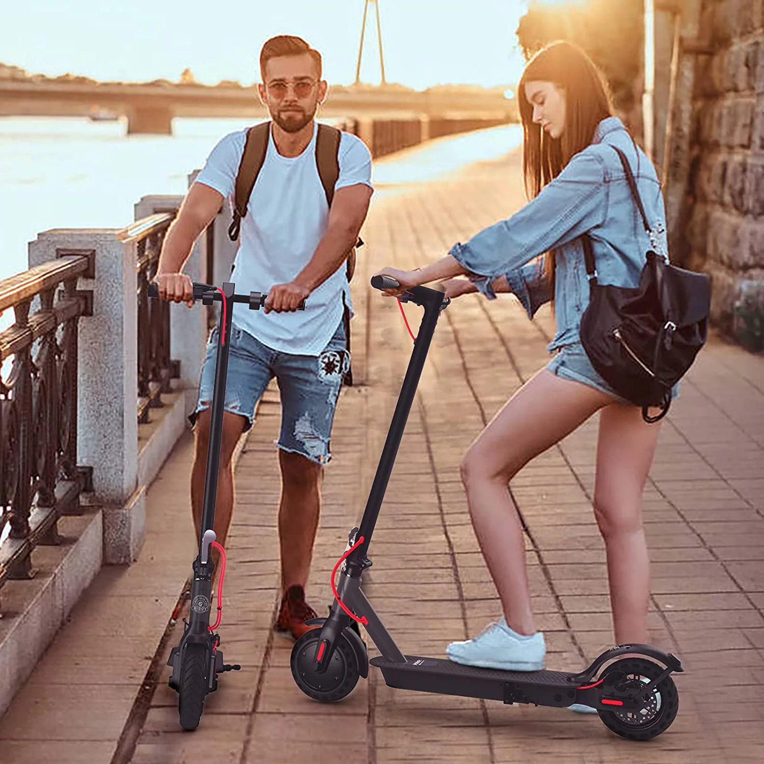 Hiboy S2 Electric Scooter for Adults - 19 MPH Max Speed, 17 Miles Range, 8.5