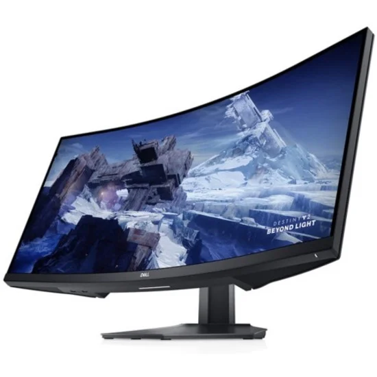 Dell S3422DWG 34-inch Curved Gaming Monitor - WQHD 3440 x 1440, 144Hz, 1ms, VESA DisplayHDR 400, AMD FreeSync Premium Pro - UZIS Sports