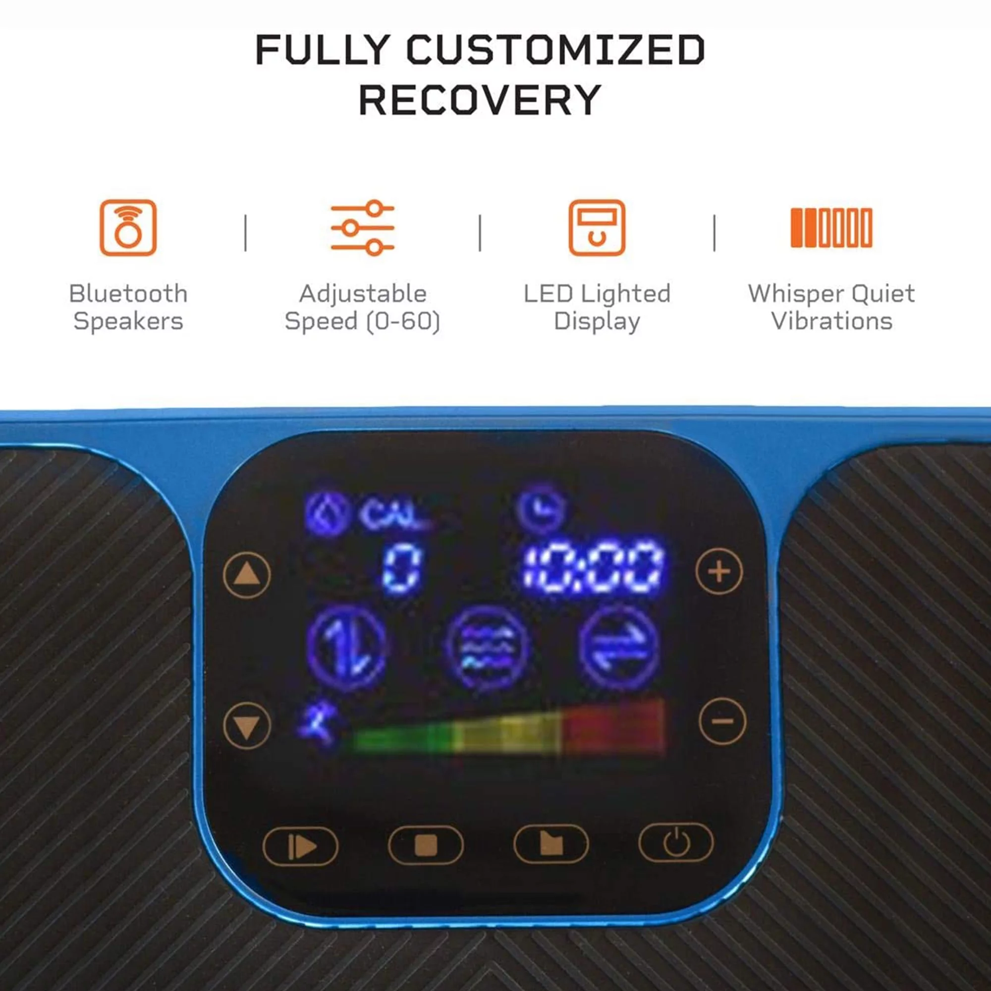 LifePro Rumblex 4D Triple Oscillation Vibration Plate Home Workout Equipment, Blue - UZIS Sports