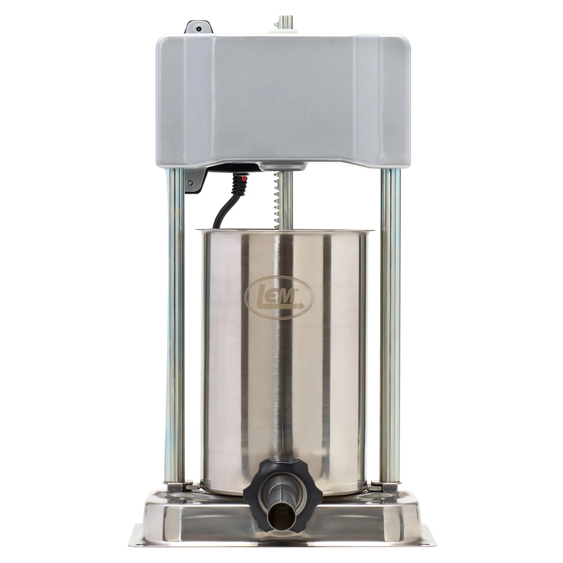 LEM BigBite 10 lb. Vertical Motorized Stainless Steel Sausage Stuffer - UZIS Sports